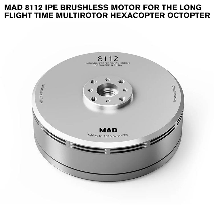 MAD 8112 IPE Brushless Motor For The Long Flight Time Multirotor Hexacopter Octopter MAD 8112 IPE Brushless Motor For The Long Flight Time Multirotor Hexacopter Octopter